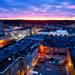 The sun sets over the Ann Arbor skyline on Oct. 29. Daniel Brenner I AnnArbor.com